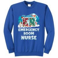 Cute Christmas Gnome Nursing Pajama Christmas Nurse Er Gift Tall Sweatshirt