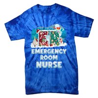 Cute Christmas Gnome Nursing Pajama Christmas Nurse Er Gift Tie-Dye T-Shirt