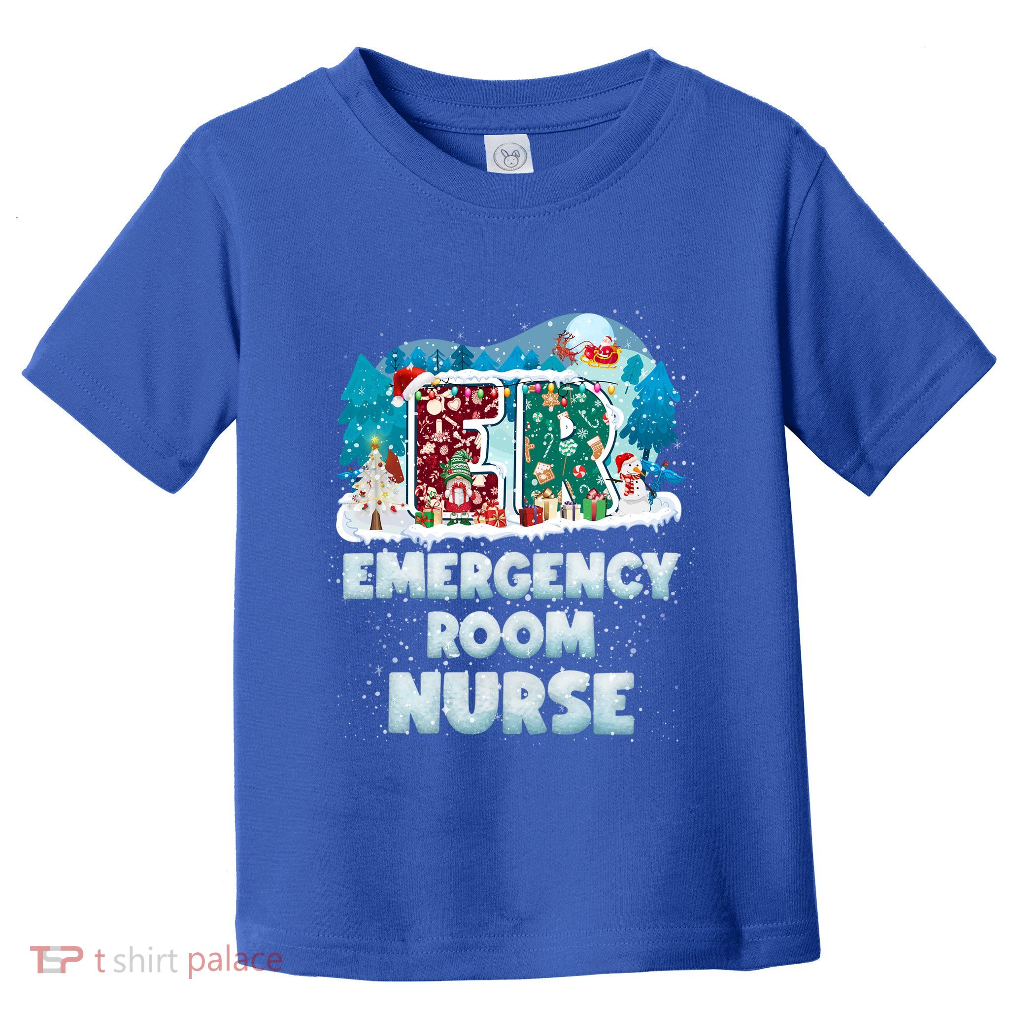 Cute Christmas Gnome Nursing Pajama Christmas Nurse Er Gift Toddler T-Shirt