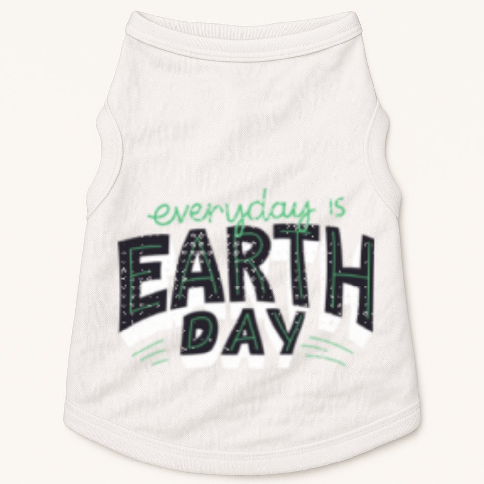 Climate Change Global Warming Everyday Is Earth Day Gift Doggie Tank