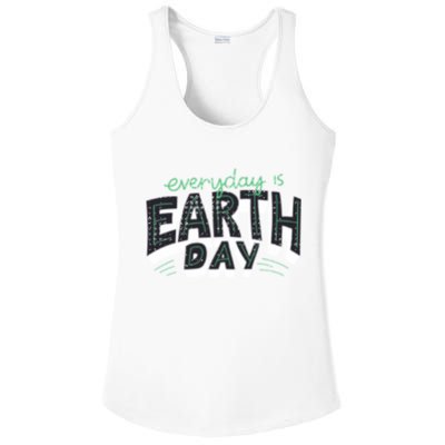 Climate Change Global Warming Everyday Is Earth Day Gift Ladies PosiCharge Competitor Racerback Tank