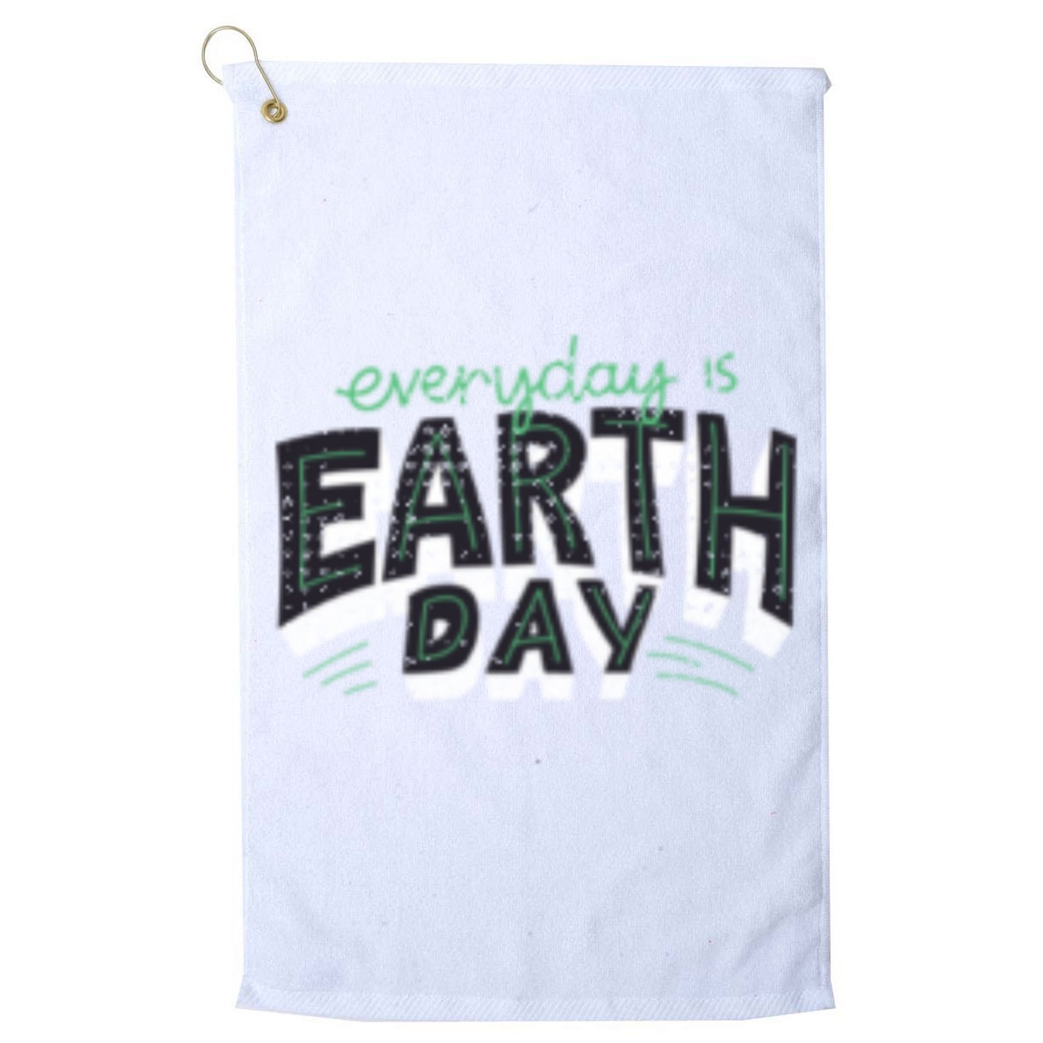 Climate Change Global Warming Everyday Is Earth Day Gift Golf Towel