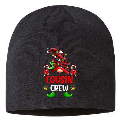 Cousin Crew Gnome Christmas Buffalo Plaid Family Matching Sustainable Beanie
