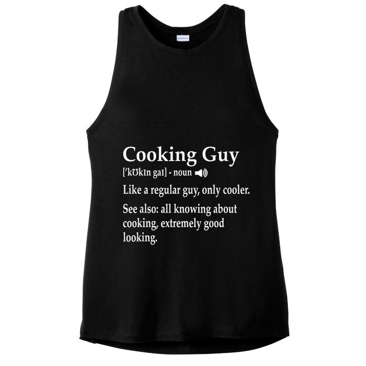 Culinary Cooking Guy Joke For Kitchen Chef Baking Enthusiast Ladies PosiCharge Tri-Blend Wicking Tank