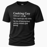 Culinary Cooking Guy Joke For Kitchen Chef Baking Enthusiast Cooling Performance Crew T-Shirt