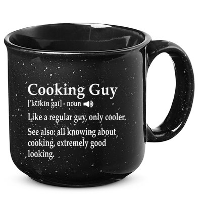 Culinary Cooking Guy Joke For Kitchen Chef Baking Enthusiast 15oz Campfire Ceramic Mug