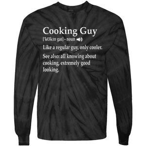 Culinary Cooking Guy Joke For Kitchen Chef Baking Enthusiast Tie-Dye Long Sleeve Shirt