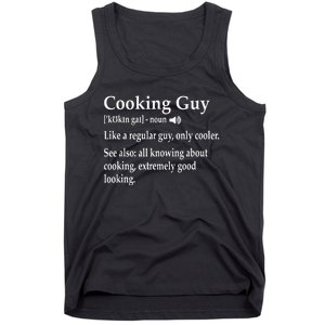 Culinary Cooking Guy Joke For Kitchen Chef Baking Enthusiast Tank Top