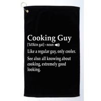 Culinary Cooking Guy Joke For Kitchen Chef Baking Enthusiast Golf Towel