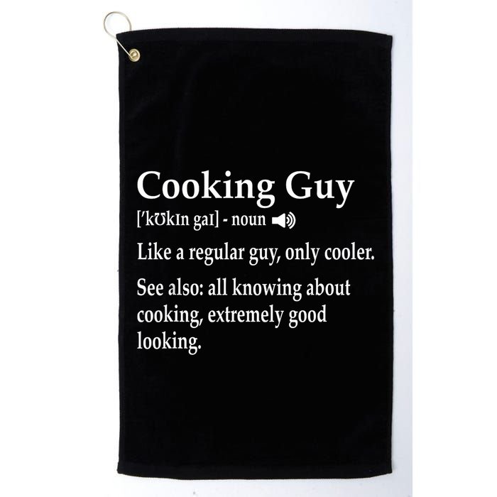 Culinary Cooking Guy Joke For Kitchen Chef Baking Enthusiast Golf Towel