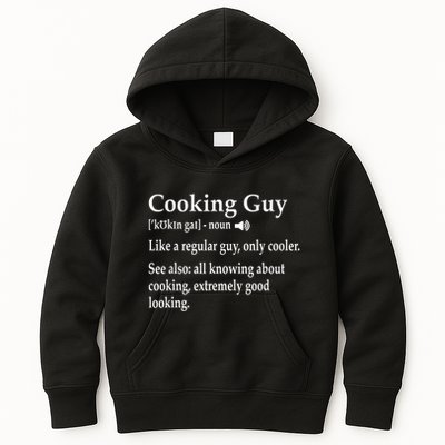 Culinary Cooking Guy Joke For Kitchen Chef Baking Enthusiast Kids Hoodie