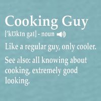 Culinary Cooking Guy Joke For Kitchen Chef Baking Enthusiast Sueded Cloud Jersey T-Shirt