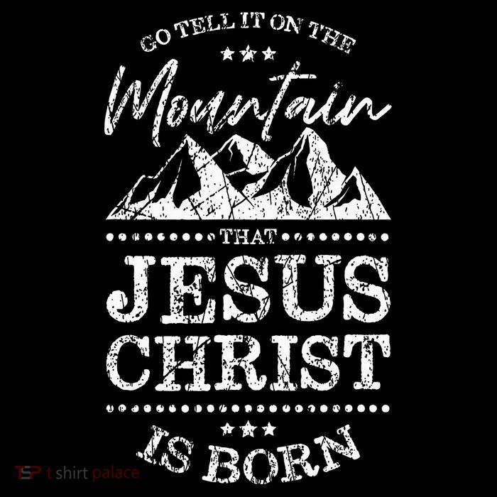 Christian Christmas Graphic S Go Tell It On The Mountain Baby Bodysuit