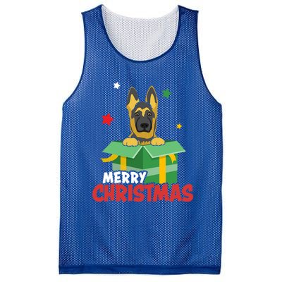 Cute Christmas Ger Shepherd Santa Dog Lovers Merry Xmas Funny Gift Mesh Reversible Basketball Jersey Tank