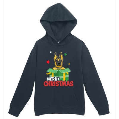 Cute Christmas Ger Shepherd Santa Dog Lovers Merry Xmas Funny Gift Urban Pullover Hoodie