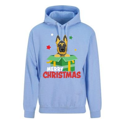 Cute Christmas Ger Shepherd Santa Dog Lovers Merry Xmas Funny Gift Unisex Surf Hoodie