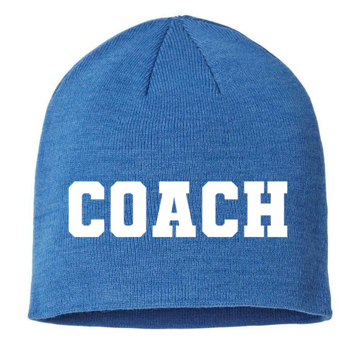 Coaches Coach Great Gift Black Small Sustainable Beanie