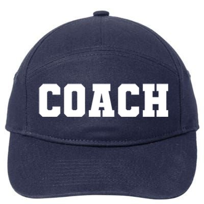 Coaches Coach Great Gift Black Small 7-Panel Snapback Hat