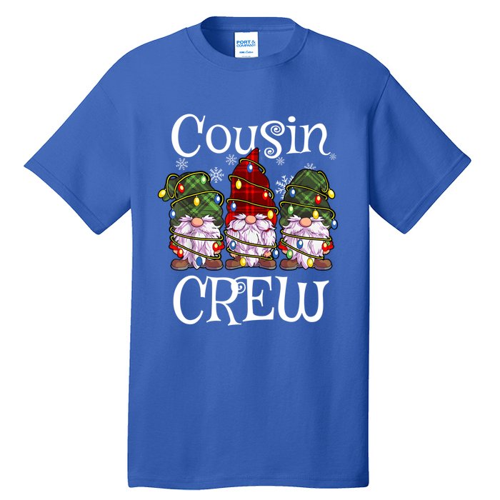 Cousin Crew Gnomies Christmas Gnome Xmas Family Matching Pjs Gift Tall T-Shirt