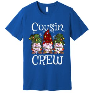 Cousin Crew Gnomies Christmas Gnome Xmas Family Matching Pjs Gift Premium T-Shirt