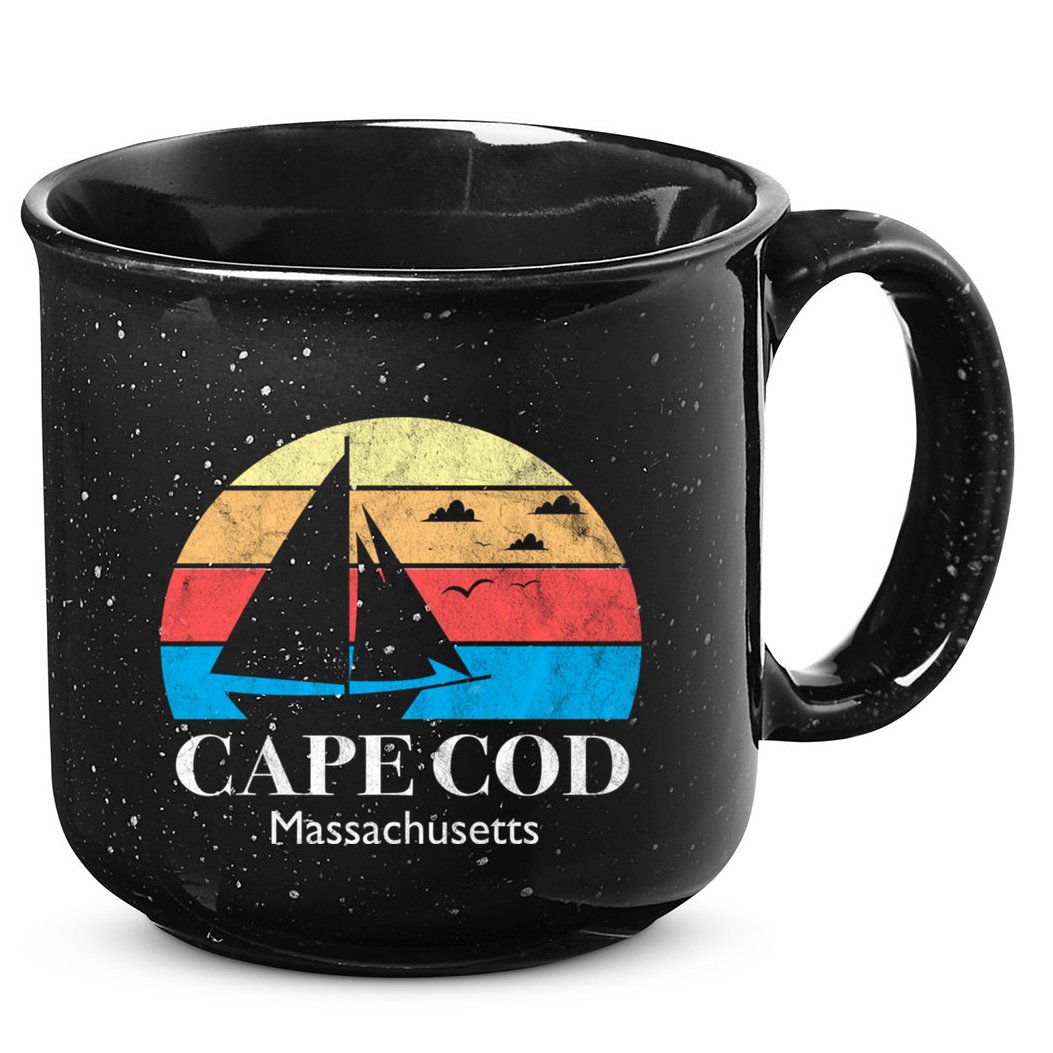 Cape Cod Gifts Massachusetts Souvenir 15oz Campfire Ceramic Mug