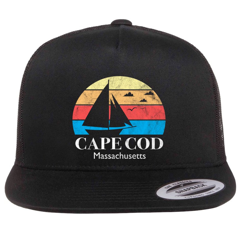 Cape Cod Gifts Massachusetts Souvenir Flat Bill Trucker Hat