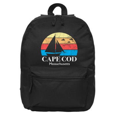 Cape Cod Gifts Massachusetts Souvenir 16 in Basic Backpack
