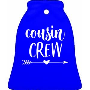 Cousin Crew Gift Ceramic Bell Ornament