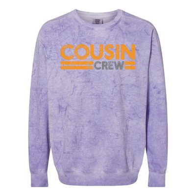 Cousin Crew Gift Colorblast Crewneck Sweatshirt