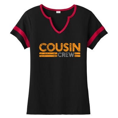 Cousin Crew Gift Ladies Halftime Notch Neck Tee