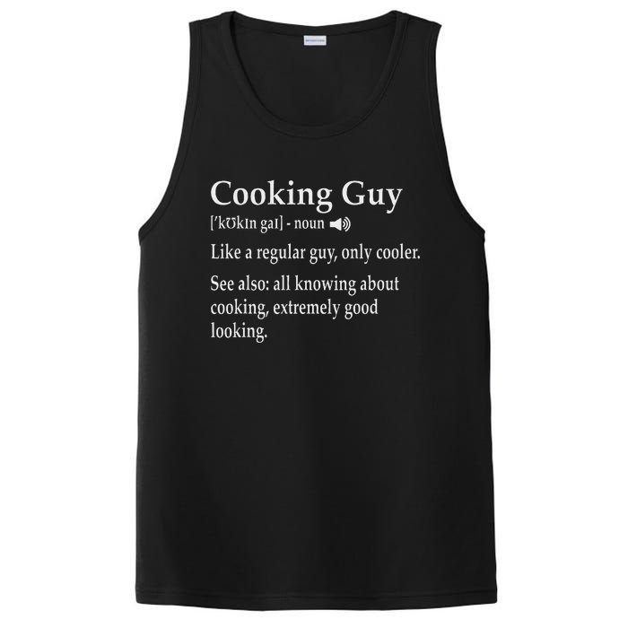 Culinary Cooking Guy Joke For Kitchen Chef Baking Enthusiast PosiCharge Competitor Tank