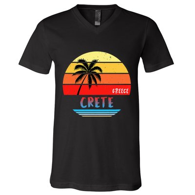 Crete Crete Greece V-Neck T-Shirt