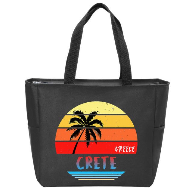 Crete Crete Greece Zip Tote Bag