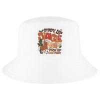 Cowboy Christmas Giddy Up Jingle Horse Pick Up Your Feet Howdy Cool Comfort Performance Bucket Hat