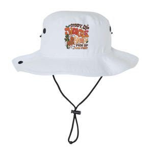 Cowboy Christmas Giddy Up Jingle Horse Pick Up Your Feet Howdy Legacy Cool Fit Booney Bucket Hat