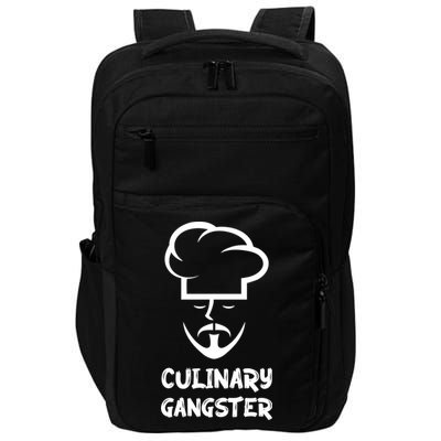 Chef Cute Gift Culinary Gangster Vintage Style Chef Gift Impact Tech Backpack