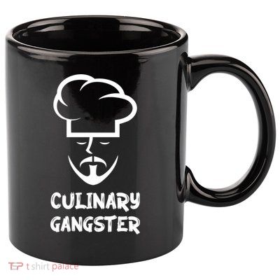 Chef Cute Gift Culinary Gangster Vintage Style Chef Gift 11oz C Handle Ceramic Mug
