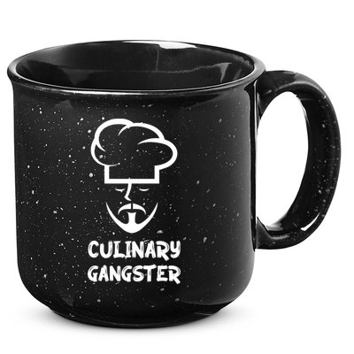 Chef Cute Gift Culinary Gangster Vintage Style Chef Gift 15oz Campfire Ceramic Mug