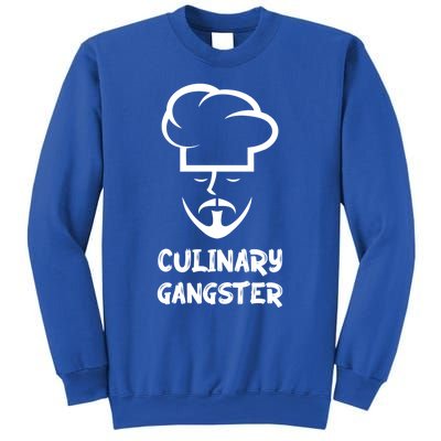 Chef Cute Gift Culinary Gangster Vintage Style Chef Gift Sweatshirt