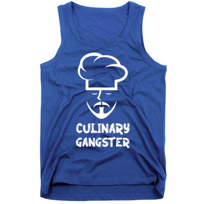 Chef Cute Gift Culinary Gangster Vintage Style Chef Gift Tank Top