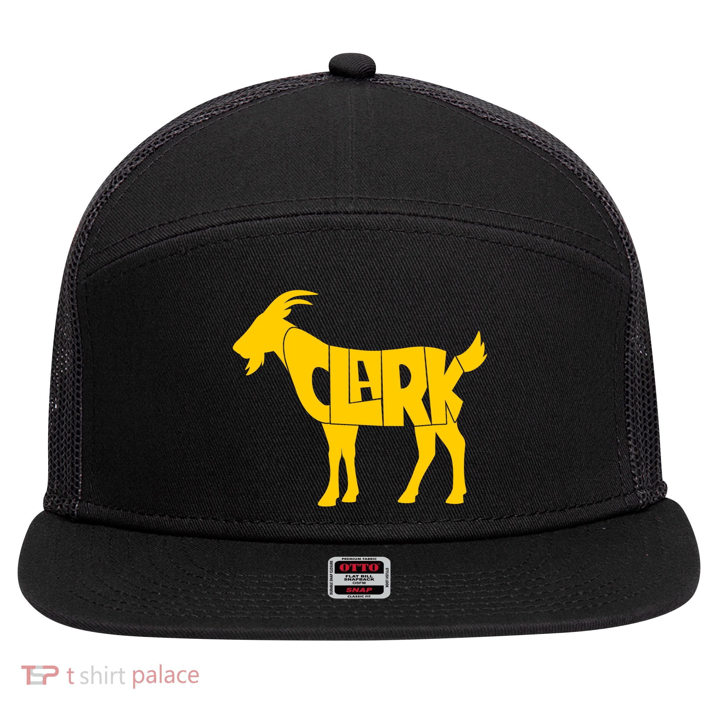 Clark Goat Basketball Fan Goat 7 Panel Mesh Trucker Snapback Hat