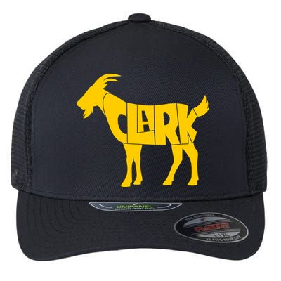 Clark Goat Basketball Fan Goat Flexfit Unipanel Trucker Cap