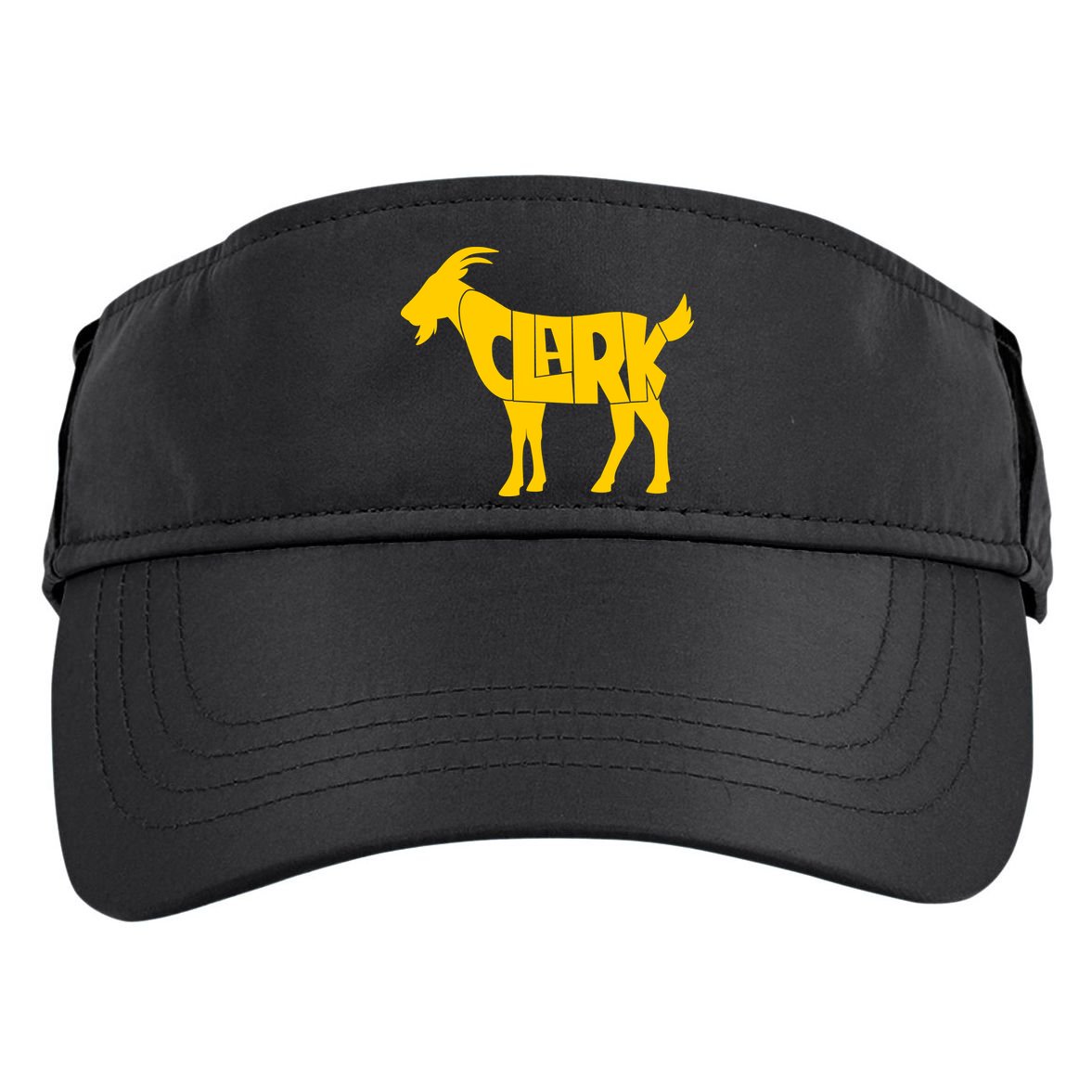 Clark Goat Basketball Fan Goat Adult Drive Performance Visor