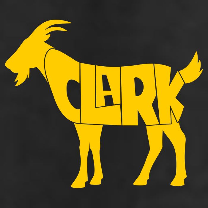 Clark Goat Basketball Fan Goat Adult Drive Performance Visor