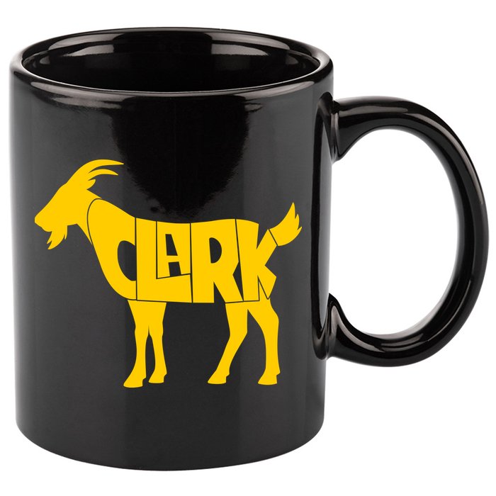Clark Goat Basketball Fan Goat 11oz C Handle Ceramic Mug