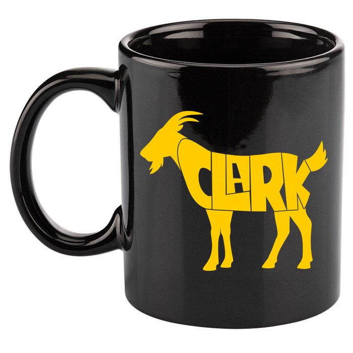 Clark Goat Basketball Fan Goat 11oz C Handle Ceramic Mug