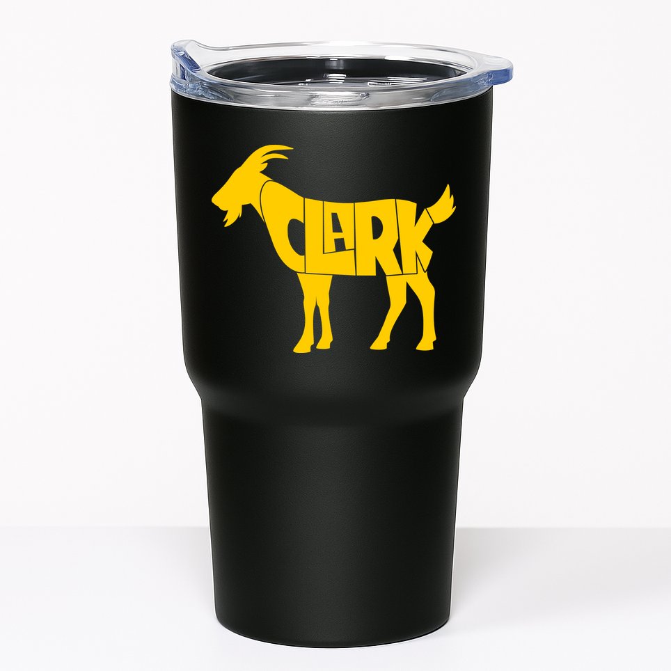 Clark Goat Basketball Fan Goat Tumbler