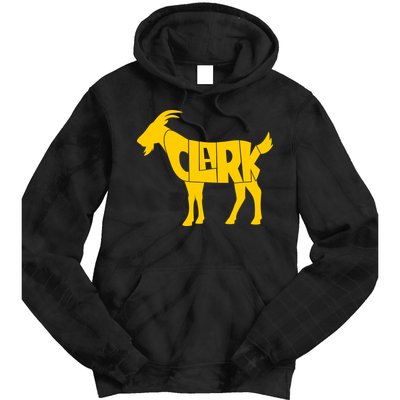 Clark Goat Basketball Fan Goat Tie Dye Hoodie