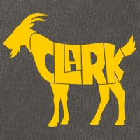 Clark Goat Basketball Fan Goat Cotton Canvas Backpack