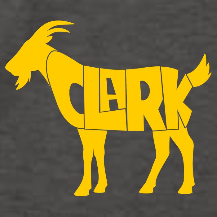 Clark Goat Basketball Fan Goat Vector Backpack